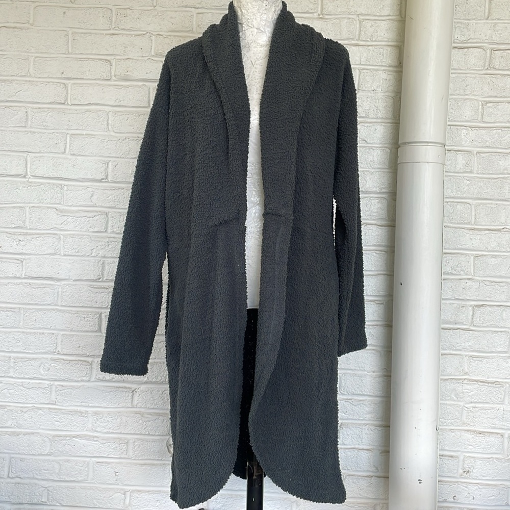 NWT Wonderly Grey Soft Long Cardigan with Pockets